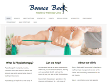 Tablet Screenshot of bouncebackhealth.com